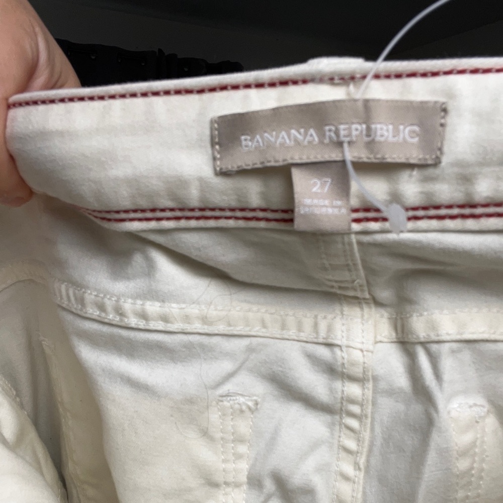 Soft white pant